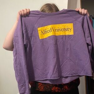 Purple Alfred University Sweatshirt